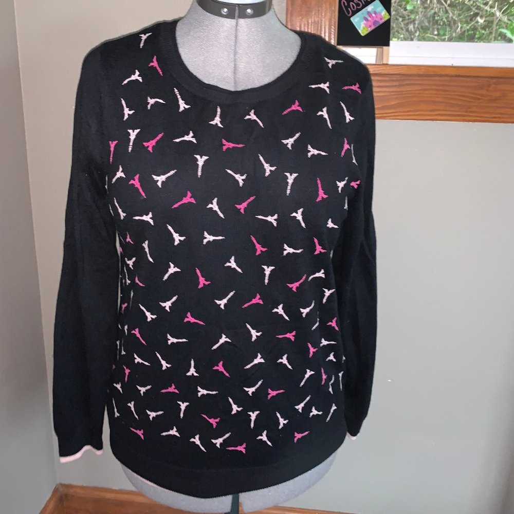 Super Sweet Sweater w/ Eiffel Tower detail - NWT